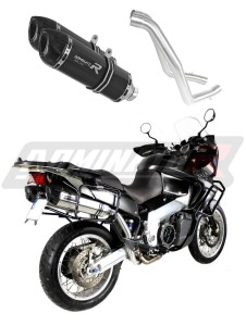 Aprilia ETV 1000 Caponord 2001 - 2004 Avgas Ljuddämpare HP1 SVART + dB killer