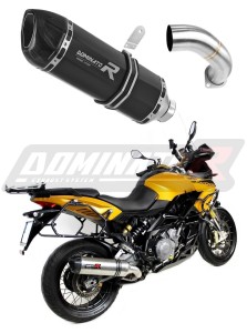 Aprilia ETV 1200 Caponord 2013 - 2016 Avgas Ljuddämpare HP1 SVART + dB killer
