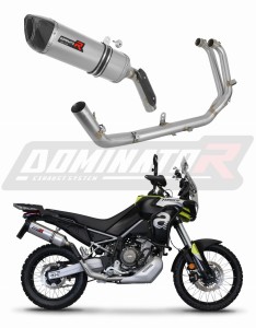 Aprilia Tuareg 660 2021 - 2023 Komplett avgassystem Ljuddämpare HP6 + dB killer
