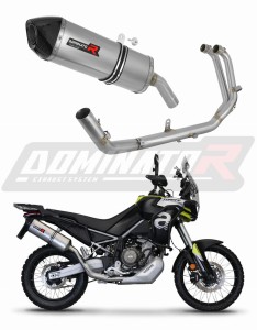 Aprilia Tuareg 660 2021 - 2023 Komplett avgassystem Ljuddämpare HP7 + dB killer
