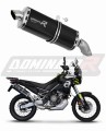 avgassystem ljuddämpare DOMINATOR P7 svart passar till motorcykeln Aprilia Tuareg 660 2021   2023 6