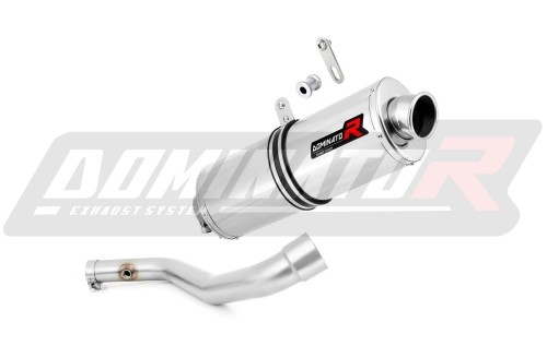 exhaust muffler DOMINATOR oval fits the motorcycle BMW R850GS  3