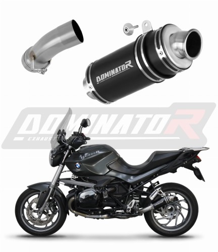 exhaust muffler DOMINATOR GP1 BLACK fits the motorcycle BMW R1200R 2010   2014 6