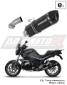 exhaust muffler DOMINATOR homologated road legal HP1 BLACK fits the motorcycle BMW R1200R 2010   2014 6