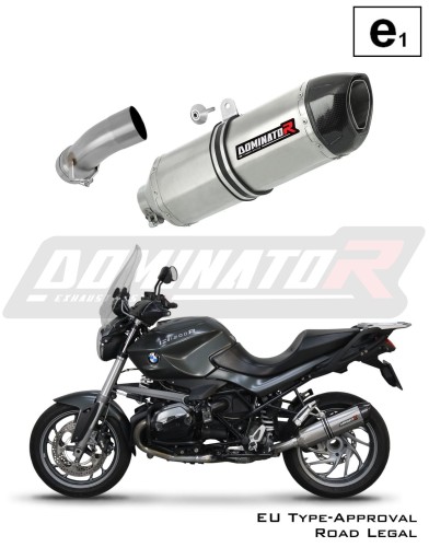 exhaust muffler DOMINATOR homologated road legal HP1 fits the motorcycle BMW R1200R 2010   2014 6