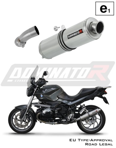 BMW R1200R 2010 - 2014 Motorcycle Homologated EC Type approval  Street legal Muffler Auspuff Sportauspuff Silencer Echappement Silencieux Scarico Scarichi Escape Wydech Tłumik ST Dominator Exhaust System x
