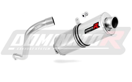 exhaust muffler DOMINATOR oval fits the motorcycle BMW F650ST  3