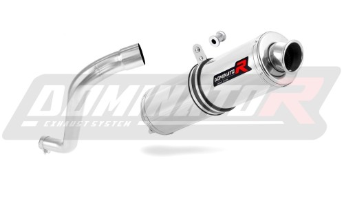 exhaust muffler DOMINATOR ROUND fits the motorcycle BMW F650ST  3