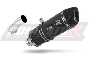 BMW F700GS 2012 - 2017 Avgas Ljuddämpare HP1 SVART + dB killer