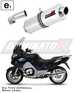 R1200RT EU-godkänd Avgas Ljuddämpare OVAL 2010 - 2013