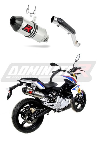 G 310 R Exhaust BMW Muffler Auspuff Sportauspuff Silencer Echappement Silencieux Scarico Scarichi Escape Wydech Tłumik Carbon Tip HP3 2016 - 2018 Dominator  x