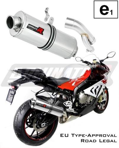exhaust muffler DOMINATOR homologated road legal oval fits the motorcycle S1000RR 2017   2018 5