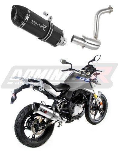 exhaust muffler DOMINATOR HP1 BLACK fits the motorcycle BMW G310GS 2016   2024 3