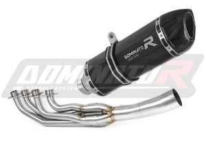 BMW K1200RS 2001 - 2003 Komplett avgassystem Ljuddämpare HP1 SVART + dB killer