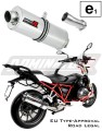 R1200RS EXHAUST BMW Homologated EC Type approval  Street legal Approval Certificate Muffler Auspuff Sportauspuff Silencer Echappement Silencieux Scarico Scarichi Escape Wydech Tłumik OVAL 2015 - 2018 Dominator x
