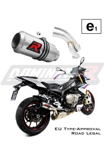 S1000R Exhaust BMW Homologated EC Type approval  Street legal Approval Certificate Muffler Auspuff Sportauspuff Silencer Echappement Silencieux Scarico Scarichi Escape Wydech Tłumik GP 2017 - 2020 Dominator 1 x