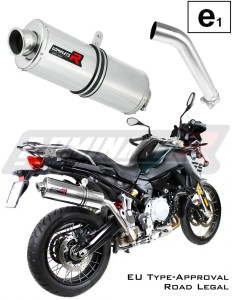 F850GS Adventure EU-godkänd Avgas Ljuddämpare OVAL 2016 - 2020