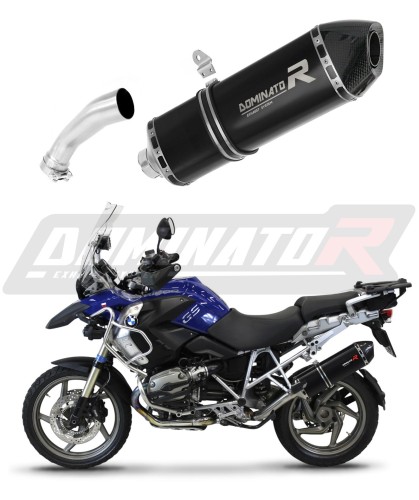 exhaust muffler DOMINATOR HP7 BLACK fits the motorcycle BMW R1200GS 2008   2009 6