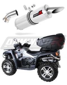 Cf moto X8 Terralander 800 V Twin 2012 - 2016 Avgas Ljuddämpare ST + dB killer