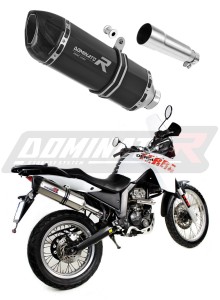 Derbi Terra Adventure 125 2008 - 2015 Avgas Ljuddämpare HP1 SVART + dB killer