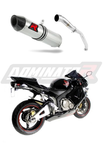 CBR 600RR EXHAUST Honda Muffler Auspuff Sportauspuff Silencer Echappement Silencieux Scarico Scarichi Escape Wydech Tłumik Carbon Tip HP2 2003 - 2004 Dominator  x
