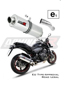 CB 600F HORNET EU-godkänd Avgas Ljuddämpare OVAL 2007 - 2013