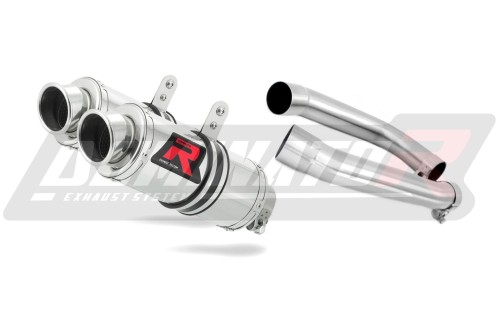 exhaust muffler DOMINATOR GP1 fits the motorcycle Honda VTR 1000F Firestorm 1998   2001 3