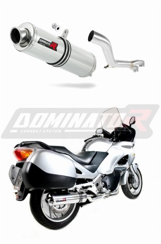 avgassystem ljuddämpare DOMINATOR rund passar till motorcykeln Honda NT 650 V DEAUVILLE RC47 1998   2005 5