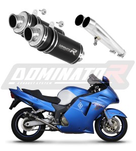 Honda CBR 1100 XX 1996 - 2006 Avgas Ljuddämpare GP1 SVART + dB killer