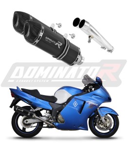 Honda CBR 1100 XX 1996 - 2006 Avgas Ljuddämpare HP1 SVART + dB killer