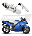 exhaust muffler DOMINATOR ROUND fits the motorcycle Honda CBR 1100 XX 1996   2006 6