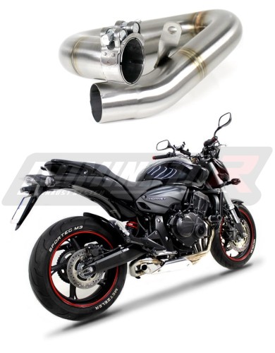 CB 600F HORNET PC41 Exhaust Cat Eliminator Catalyst Catalytic Converter Linkpipe Decat Downpipe 2007 - 2013 DOMINATOR x