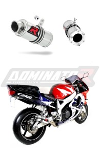 Honda CBR 900RR Fireblade SC33 1996 - 1999 Avgas Ljuddämpare GP1 + dB killer
