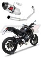 complete exhaust system with muffler DOMINATOR Full System HP3 fits the motorcycle Honda CB 125 R 2018   2020 7