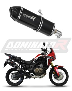 Honda CRF 1000L Africa Twin 2016 - 2019 Avgas Ljuddämpare HP7 SVART + dB killer