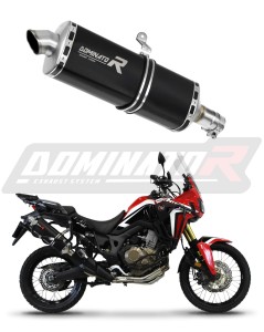 Honda CRF 1000L Africa Twin 2016 - 2019 Avgas Ljuddämpare P7 SVART + dB killer
