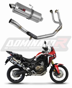 Honda CRF 1000L Africa Twin 2016 - 2019 Komplett avgassystem Ljuddämpare P7 + dB killer