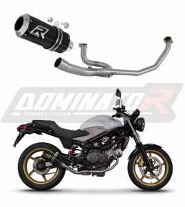 Honda VTR 250 2009 - 2015 Komplett avgassystem LjuddämpareGP SVART + dB killer