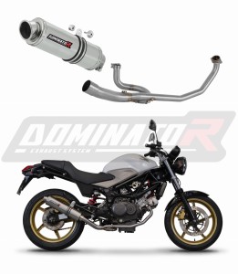 Honda VTR 250 2009 - 2015 Komplett avgassystem LjuddämpareGP1 + dB killer