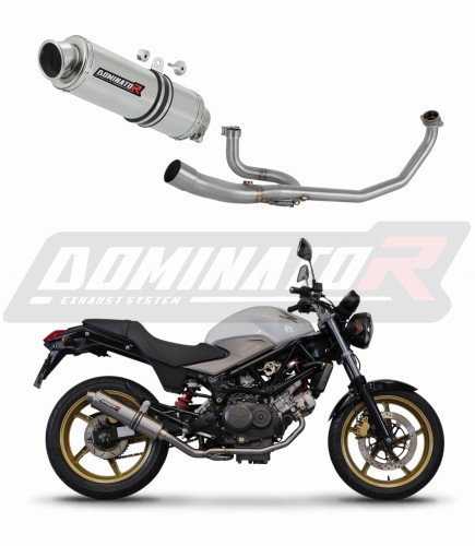 complete exhaust system with muffler DOMINATOR Full System GP1 fits the motorcycle Honda VTR 250 2009   2015 6