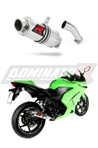 Kawasaki ZX250R 2008 - 2012 Avgas Ljuddämpare GP1 + dB killer