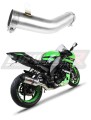 ZX10R Exhaust Cat Eliminator Catalyst Catalytic Converter Linkpipe Decat Downpipe  2008 - 2010 DOMINATOR x