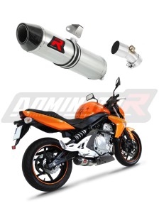 Kawasaki ER - 6 N / F 650 2006 - 2008 Avgas Ljuddämpare HP2 + dB killer