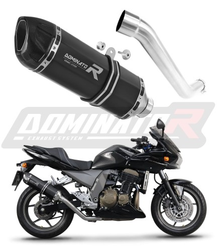 wydech tłumik DOMINATOR HP1 CZARNY pasujący do motocykla Kawasaki Z750 2004 - 2006 6