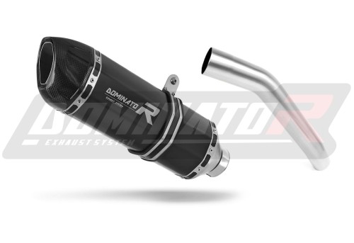 exhaust muffler DOMINATOR HP1 BLACK fits the motorcycle Kawasaki Z750 2007   2012 2