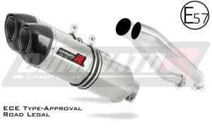 Z1000 EU-godkänd Avgas Ljuddämpare HP1 2003 - 2006