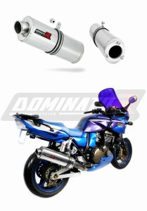 Kawasaki ZRX 1200 2001 - 2007 Avgas Ljuddämpare OV + dB killer