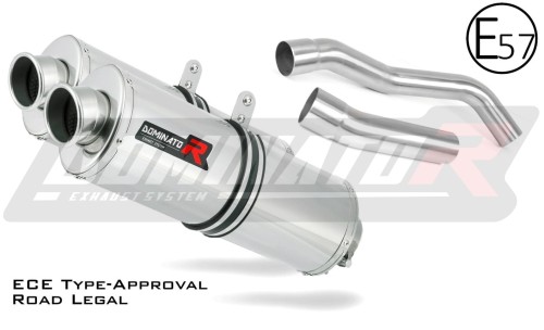 Z1000 Z 1000 EXHAUST Homologated Homologation Kawasaki Muffler Auspuff Sportauspuff Silencer Echappement Silencieux Scarico Scarichi Escape Wydech Tłumik OVAL 2007 - 2009 DOMINATOR x