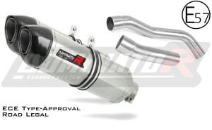 Z1000 EU-godkänd Avgas Ljuddämpare HP1 2007 - 2009