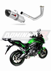 Kawasaki VERSYS 650 2015 - 2020 Komplett avgassystem Ljuddämpare HP1 + dB killer